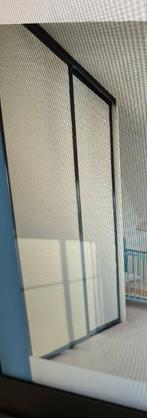 2 Hoge hang rol deuren kast wit, of koop 't HOUT! 232x124x68, Ophalen, Overige materialen, 100 tot 150 cm, 200 cm of meer