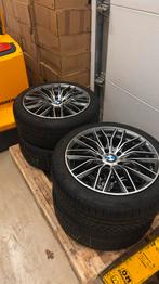 BMW 4 serie F33 Michelin winterbanden set op velg, Auto-onderdelen, Ophalen, 18 inch, Gebruikt, Banden en Velgen