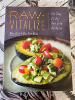 Raw-Vitalize: 21-daags Raw Food Receptenboek, Voorgerechten en Soepen, Ophalen of Verzenden, Zo goed als nieuw, Gezond koken