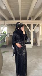 Zwartje avondjurk met steentjes, Kleding | Dames, Gelegenheidskleding, Maat 38/40 (M), Galajurk, Zwart, Ophalen of Verzenden