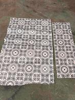 Groot stuk vinyl vloerbedekking met patroon, Huis en Inrichting, Stoffering | Vloerbedekking, Ophalen, Gebruikt, Minder dan 10 m²