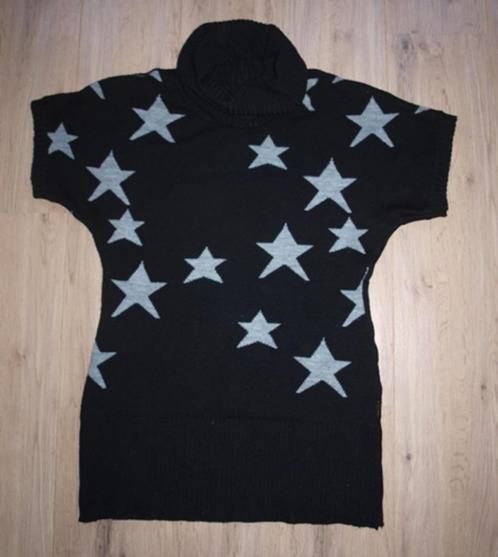 Zwarte Tuniek met Ster Print Yes or No (L), Kleding | Dames, Blouses en Tunieken, Gedragen, Maat 42/44 (L), Zwart, Ophalen of Verzenden