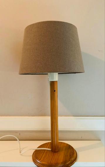 Vintage 70s massief houten Ikea lamp B501 beschikbaar voor biedingen