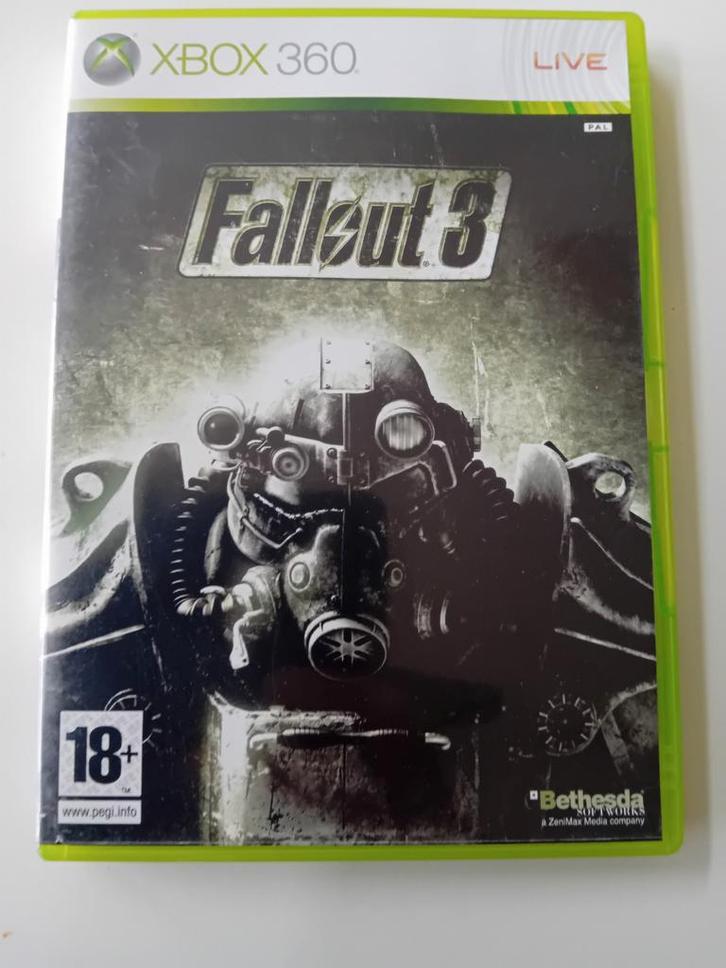 Fallout 3 - Xbox 360, Spelcomputers en Games, Games | Xbox 360, Gebruikt, Role Playing Game (Rpg), 1 speler, Vanaf 18 jaar, Online