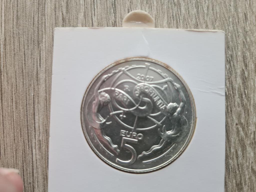 San Marino 2 euro 2007 kansgelijkheid zilver .925, Verzenden, San Marino, 5 euro, Zilver