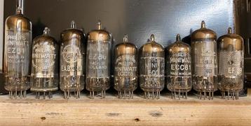 EM80 ECH81 EF89 AZ1 ECC85 ECL86  EZ80 EZ81 eabc80 EL84 EBC41 beschikbaar voor biedingen