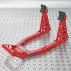 Paddockstand, motorbok voorwiel - rood van €69,- voor, Ophalen