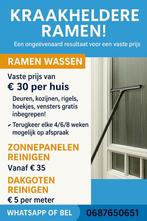 Glazenwasser – Zonnepanelen & Dakgoten Reinigen, Diensten en Vakmensen, Schoonmakers en Glazenwassers