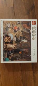 King Puzzel - Kittens in the Barn - 1000 stukjes, Ophalen of Verzenden, 500 t/m 1500 stukjes, Zo goed als nieuw, Legpuzzel