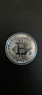 Zilverkleurige Bitcoin souvenir cadeau verzamel munt, Postzegels en Munten, Ophalen, Buitenland, Munten
