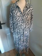 Hema jurk maat M groenig wit, Ophalen of Verzenden, Zo goed als nieuw, Maat 38/40 (M), Wit