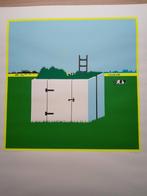 Kunstmap met vijf zeefdrukken van Drentse kunstenaars, Ophalen of Verzenden