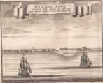 Ontong Java, vertoont sich aldus, als ghy het Zuyt West 1724, Antiek en Kunst, Kunst | Etsen en Gravures, Ophalen of Verzenden