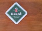 Bierviltje beck,s, Verzamelen, Ophalen of Verzenden, Zo goed als nieuw, Viltje(s), Overige merken