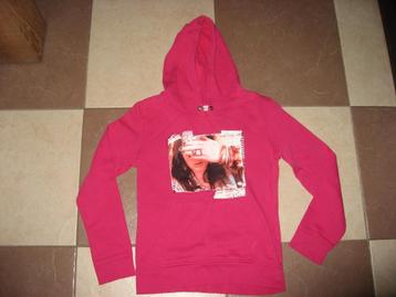 NIEUWE roze hoodie, fotoprint van Tom Tailor, mt 152 /158 beschikbaar voor biedingen