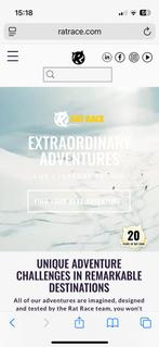 Rat race events voucher, Tickets en Kaartjes, Eén persoon, Ticket of Toegangskaart