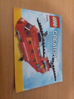 Te koop lego Creartor vliegtuig helikopter en hovercraft, Ophalen of Verzenden, Zo goed als nieuw