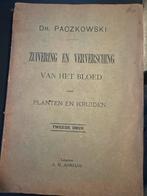 D'r Paczkowski Zuivering en Verversching 1908, Antiek en Kunst, Ophalen of Verzenden