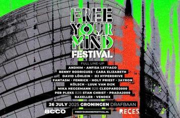 2 Freeyourmind groningen tickets beschikbaar voor biedingen