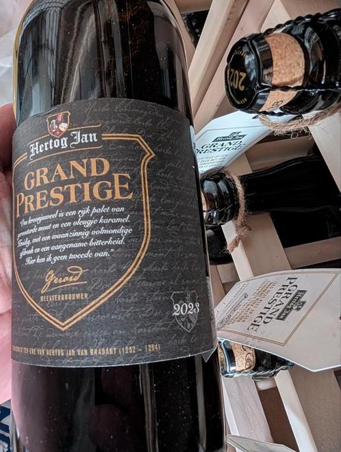 6 flessen Hertog Jan Grand Prestige (2023 - 2021 - 2020), Verzamelen, Biermerken, Nieuw, Flesje(s), Hertog Jan, Ophalen of Verzenden