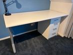 Ikea Bekant Bureau 160x80cm -, Huis en Inrichting, Bureaus, Ophalen, In hoogte verstelbaar, Zo goed als nieuw, Bureau