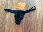 Lycra nylon herenstring, string, obegevoerd, maat L, zwart, Kleding | Heren, Ondergoed, Ophalen of Verzenden, Zwart
