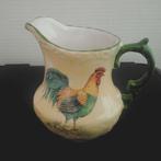 Kannetje ,keramiek, Heron cross pottery, haantje,  20 cm., Antiek en Kunst, Ophalen of Verzenden