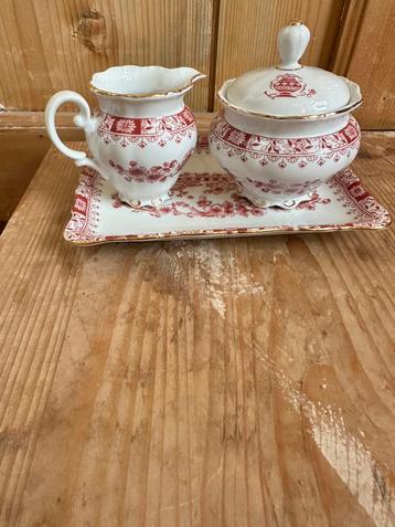 Seltmann Weiden Theresia porselein melk &suikerset + plateau beschikbaar voor biedingen