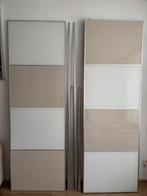 Wit&Beige IKEA PAX schuifdeuren 75x236cm, Huis en Inrichting, Kasten | Kledingkasten, Ophalen, 200 cm of meer, 50 tot 100 cm, Zo goed als nieuw