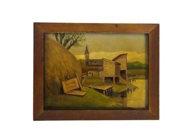 Olieverf op board - Piet Brouwer (1865-1967)  beschikbaar voor biedingen