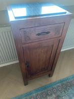 Vintage jaren 30 nachtkastje, Ophalen, Gebruikt, Minder dan 45 cm, Minder dan 55 cm