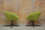 ZGANieuw 1! groene stoffen Montis Ella design draaifauteuil, Montis, Minder dan 75 cm, Design, Montis
