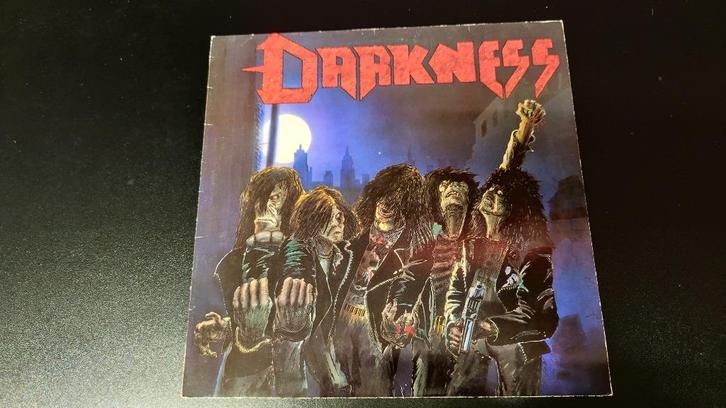 metal vinyl: Darkness- Death Squad 1987, Cd's en Dvd's, Vinyl | Hardrock en Metal, Gebruikt, Verzenden