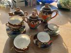 Japans antiek eierschaal theeservies (kutani), Antiek en Kunst, Antiek | Porselein, Ophalen
