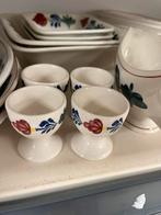 Eierdopjes boerenbont, Antiek en Kunst, Antiek | Servies compleet, Ophalen of Verzenden