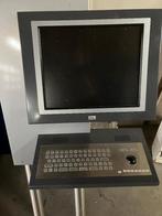 Info balie rvs staanders zuil met computer ( 137 ), Ophalen, Gebruikt, Nvt, Nvt