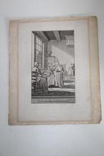 Gravure De Huislyke Zamenspraak (eind 18e eeuw?), Antiek en Kunst, Kunst | Etsen en Gravures, Ophalen of Verzenden
