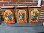 3 Douwe Egberts blikken, Verzamelen, Blikken, Ophalen, Zo goed als nieuw, Koffie, Douwe Egberts