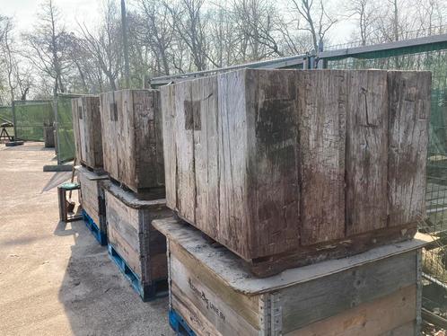 Ruige plantenbak, boombak (demo), Tuin en Terras, Bloembakken en Plantenbakken, Zo goed als nieuw, Hout, Tuin, 60 cm of meer, 60 tot 100 cm