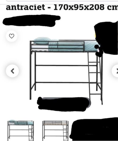 Hoogslaper, Huis en Inrichting, Slaapkamer | Stapelbedden en Hoogslapers, Zo goed als nieuw, Hoogslaper, 90 cm, 200 cm, Eenpersoons