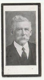 Joannes HANFF Boelens 's Hertogenbosch 1867 Hoorn 1933, Verzamelen, Bidprentjes en Rouwkaarten, Verzenden, Bidprentje