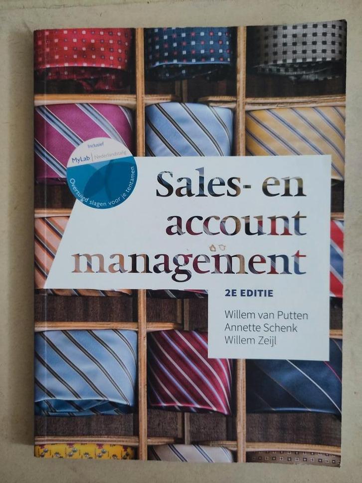 Annette Schenk - Sales- en accountmanagement, Boeken, Schoolboeken, Zo goed als nieuw, Nederlands, Overige niveaus, Ophalen of Verzenden