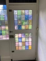 voordeur met glas-in-lood-raam, Ophalen, Gebruikt, 80 tot 100 cm, Buitendeur