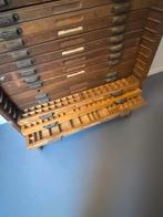 Zetbok/Letterkast met 20 laden + 3 reserve, Ophalen, Gebruikt, Minder dan 180 cm, Overige typen