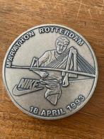 Marathon Rotterdam 1993 herderkingspenning, Postzegels en Munten, Penningen en Medailles, Verzenden, Zilver, Nederland