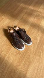 Kalfsleer sneakers 44 donkerbruin, Ophalen of Verzenden, Nieuw, Bruin