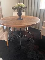 Bijzondere ronde eettafel., Huis en Inrichting, Tafels | Eettafels, Ophalen of Verzenden, Zo goed als nieuw, Rond, 100 tot 150 cm