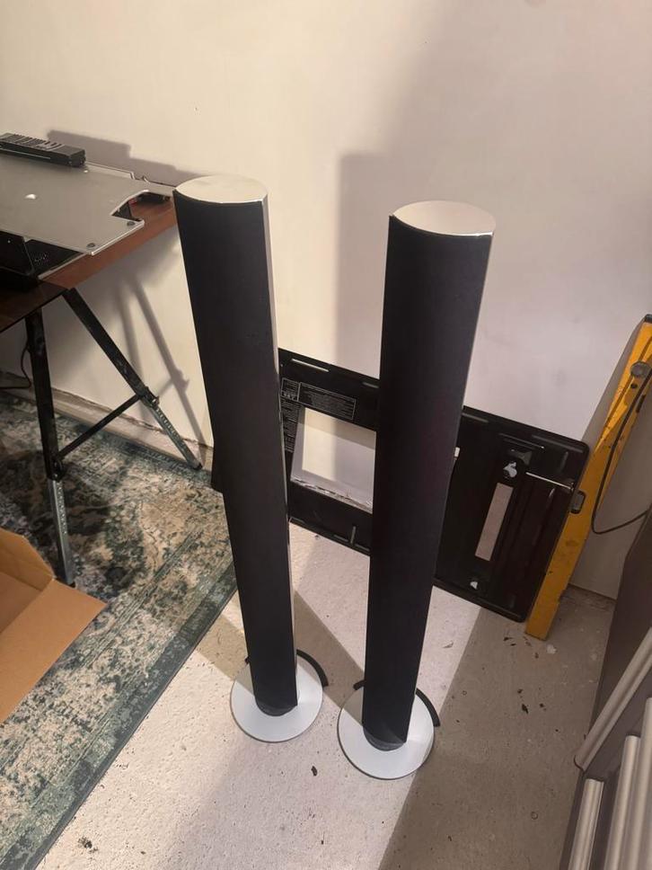 BeoLab 6000 Set - Bang & Olufsen, Audio, Tv en Foto, Luidsprekers, Gebruikt, Front, Rear of Stereo speakers, 60 tot 120 watt, Overige merken