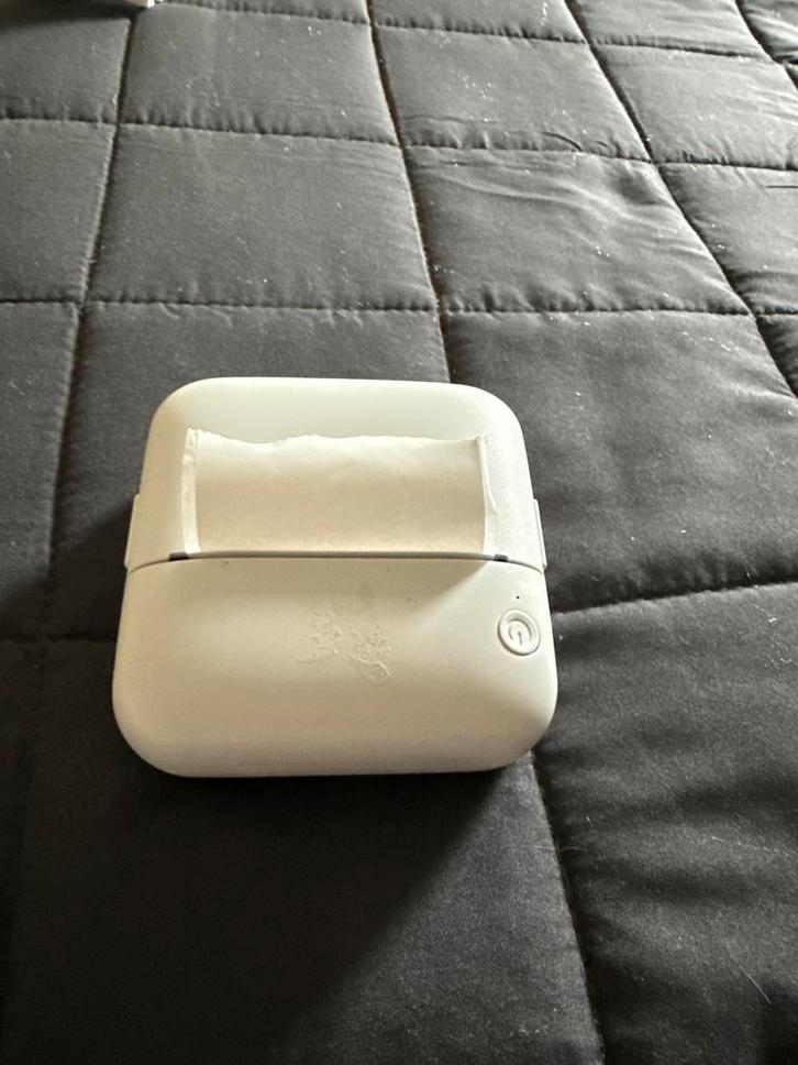 Mini Thermische Printer met 2 Rollen Papier, Computers en Software, Printers, Gebruikt, Printer, Thermo-printer, Zwart-en-wit printen