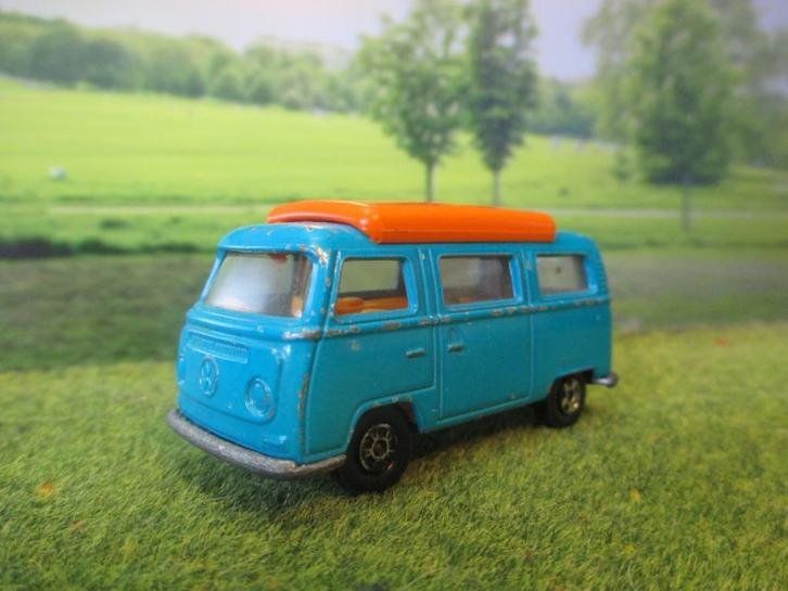 1/63 VW Volkswagen T2 Dormobile Camper Lesney Matchbox Nr.23, Hobby en Vrije tijd, Modelauto's | Overige schalen, Gebruikt, Ophalen of Verzenden